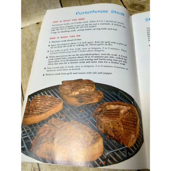Vtg How to Cook Outdoors Cookbook Garden Mark 1961 Grilling Barbecue  (bb10) - Picture 8 of 10